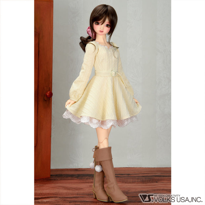 Ivory Knit Dress Set