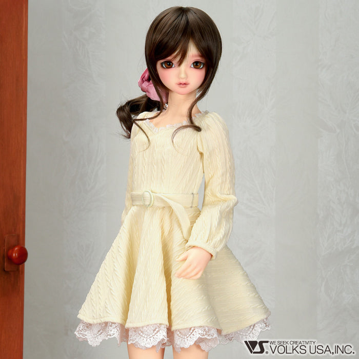 Ivory Knit Dress Set