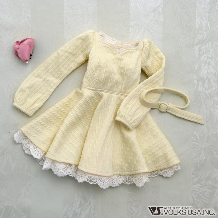 Ivory Knit Dress Set