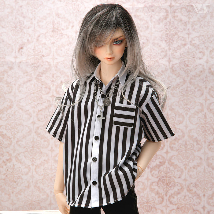 Striped Shirt & Necklace