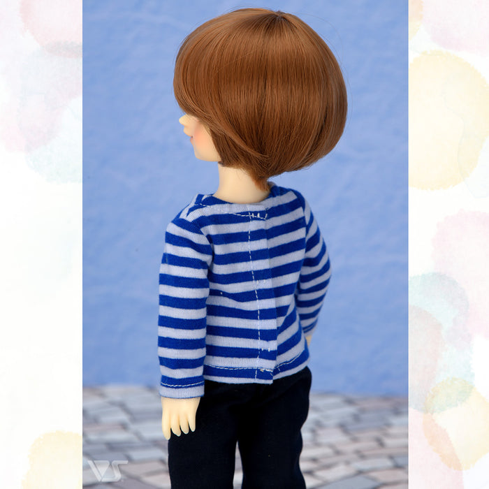 Long Sleeve T-shirt / Chibi (Blue Stripes)