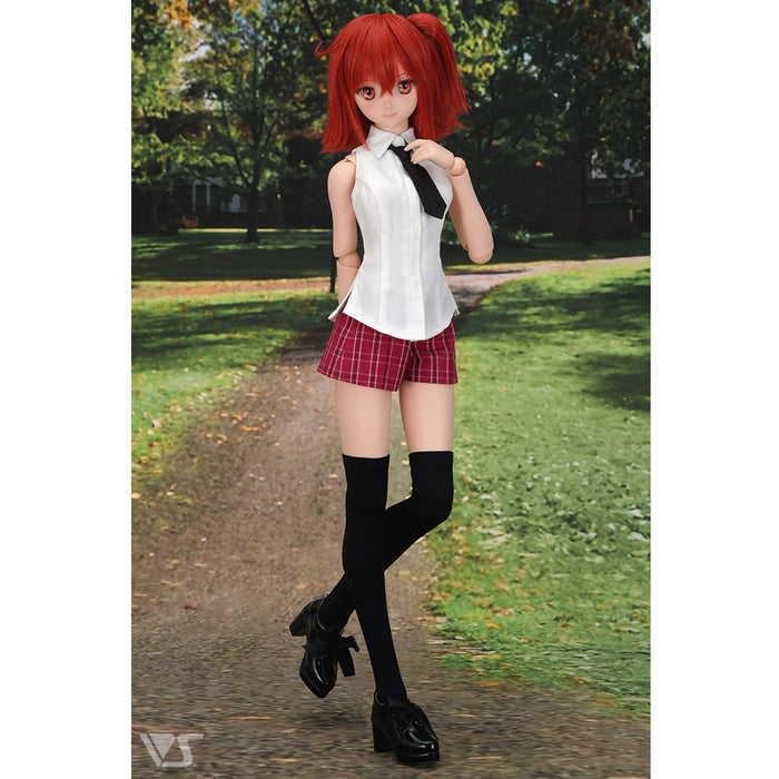 Sleeveless Shirt & Check Shorts Set