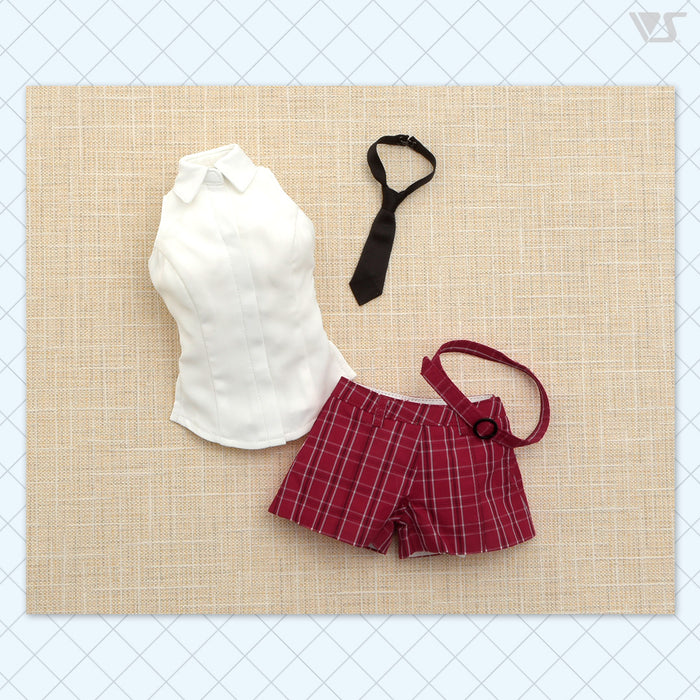 Sleeveless Shirt & Check Shorts Set