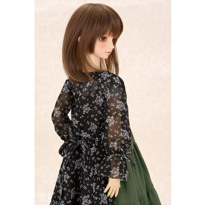 Chiffon Dress Set (Black)