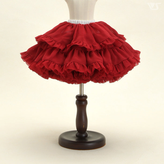 Pompon Skirt (Red)