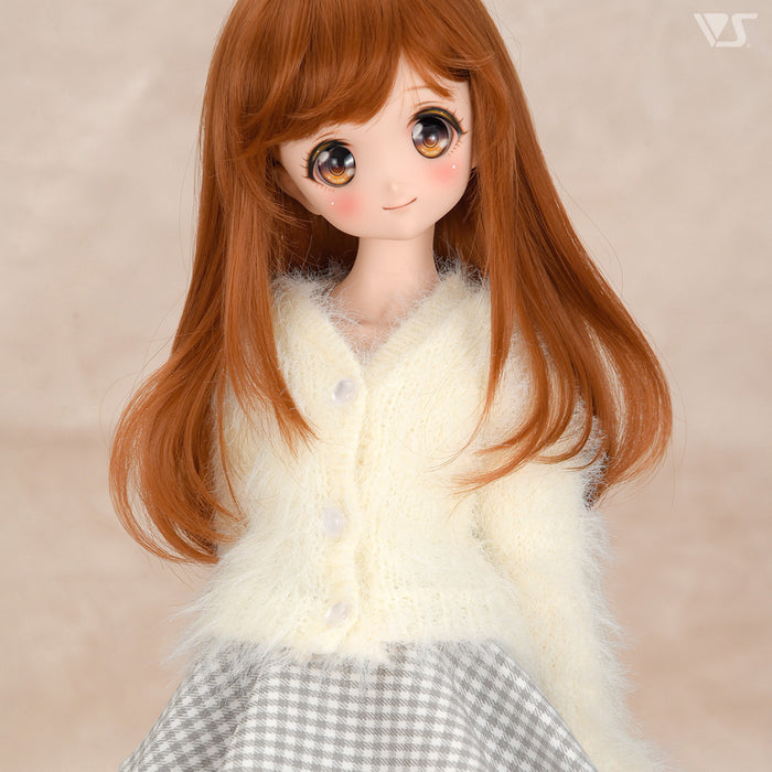 Fluffy Cardigan / Mini (White)