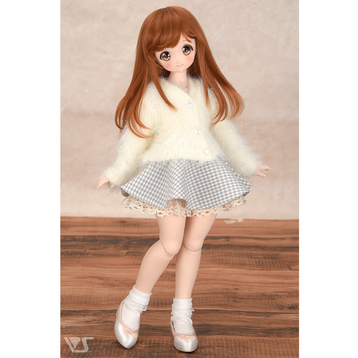 Fluffy Cardigan / Mini (White)