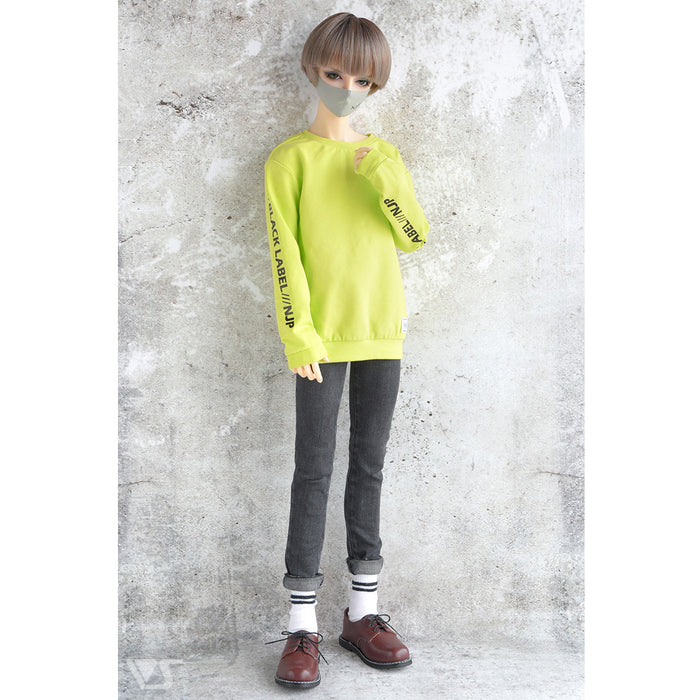 Mask & Long Sleeve Tee (Lime Green)