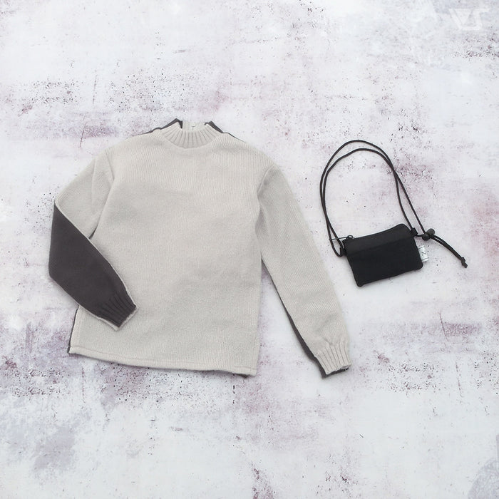High Neck Sweater Set (Bicolor)