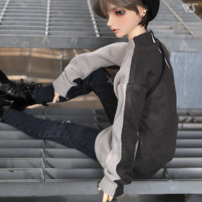 High Neck Sweater Set (Bicolor)