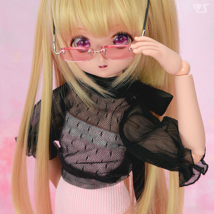 Tulle Top & Denim Skirt Set / Mini