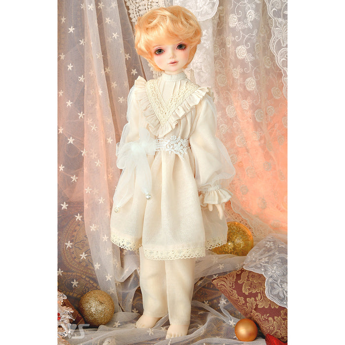 Gathered Yoke Long Blouse Set / Mini