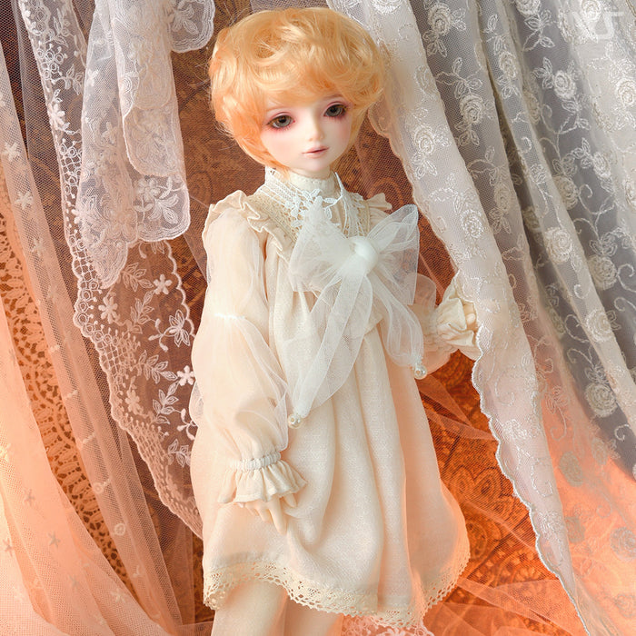 Gathered Yoke Long Blouse Set / Mini