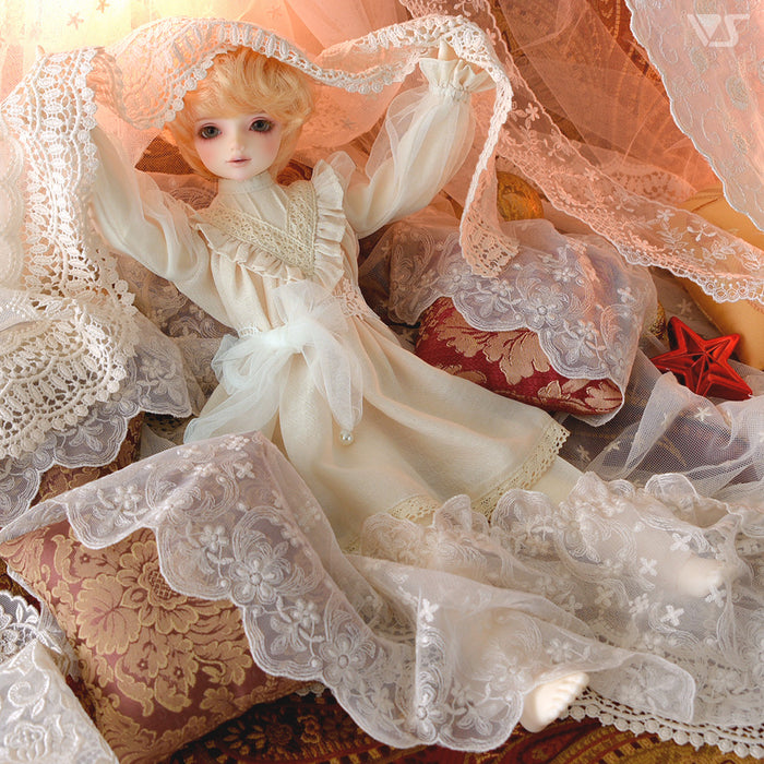 Gathered Yoke Long Blouse Set / Mini