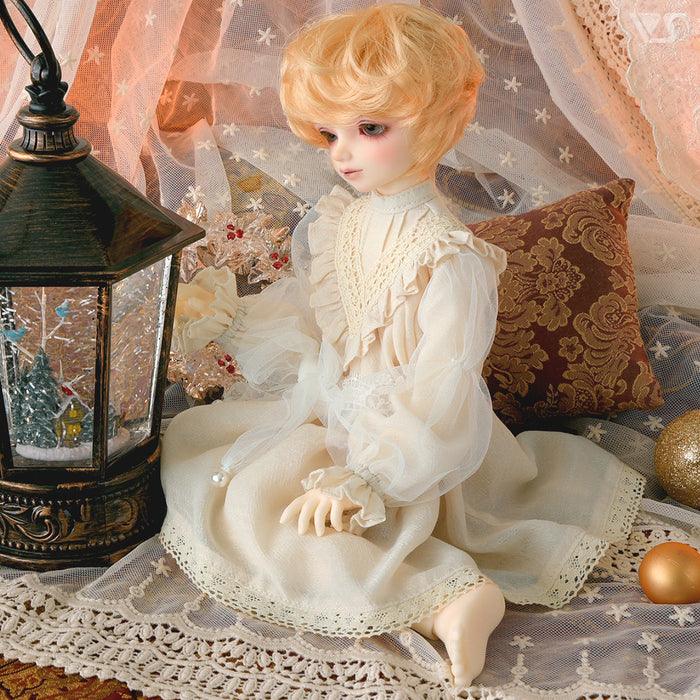 Gathered Yoke Long Blouse Set / Mini