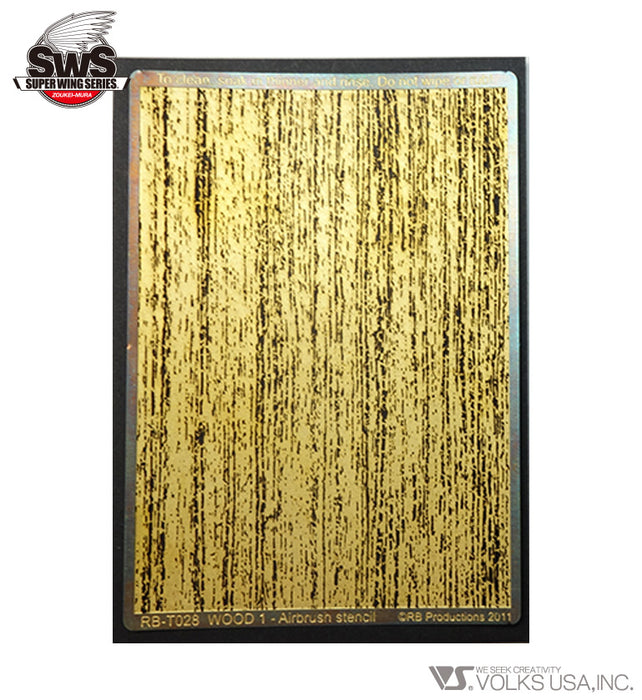 1/48 Ho 229 Wood Grain Photo-Etched Mask [Type1] Straight Grain Pattern