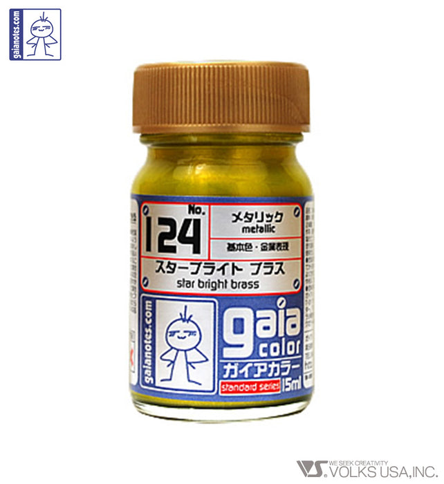 Gaia Metallic Color 124 Star Bright Brass