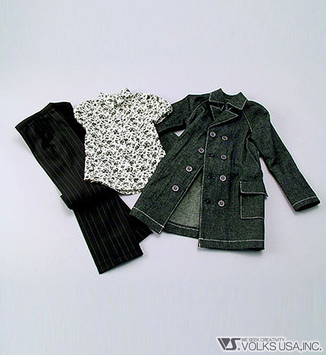 Denim Trenchcoat Set