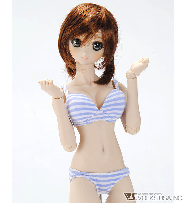 Striped Underwear Set L (Blue)