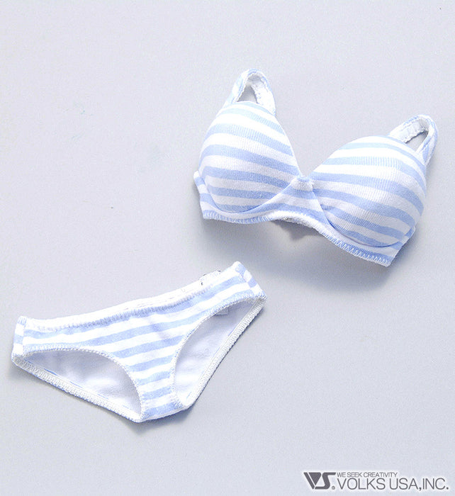 Striped Underwear Set L (Blue)