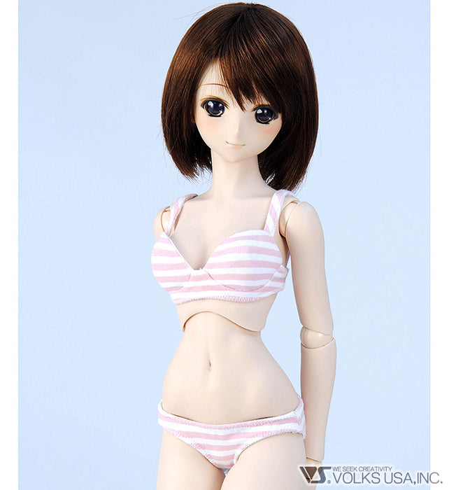 Striped Underwear Set M (Pink)