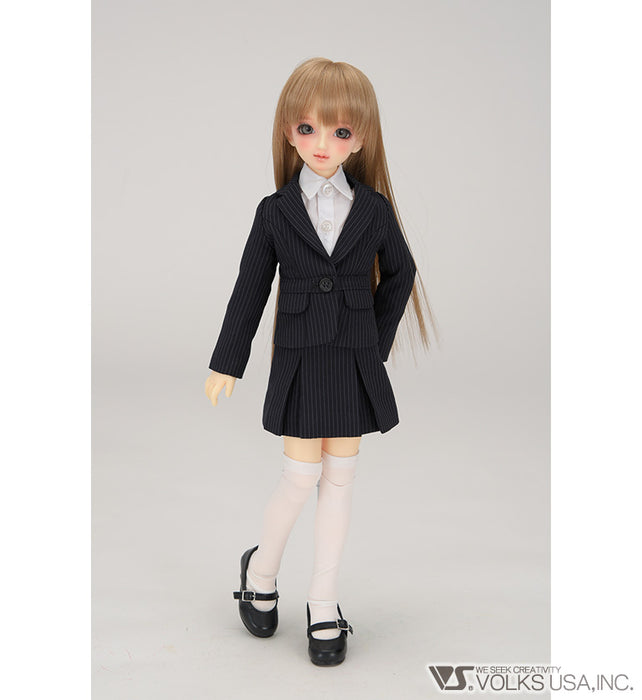 Black Striped Suit (Skirt) / Mini