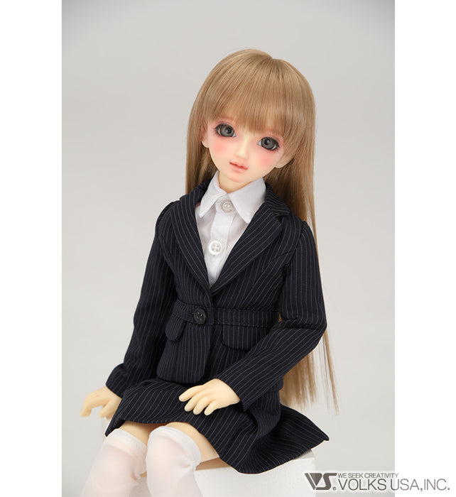 Black Striped Suit (Skirt) / Mini
