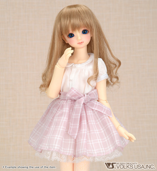 Pink Plaid Skirt / Mini