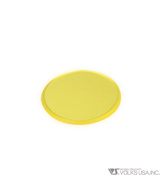 ZM Acrylic Base (Round/Beveled/ClearYellow)