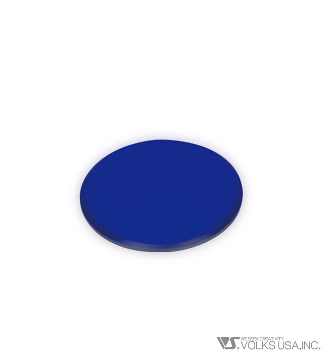 ZM Acrylic Base (Round/Beveled/ClearBlue)