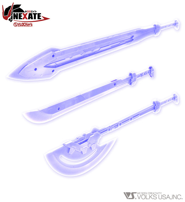 WEAPONS SET 01 C-S-A- Clear Blue